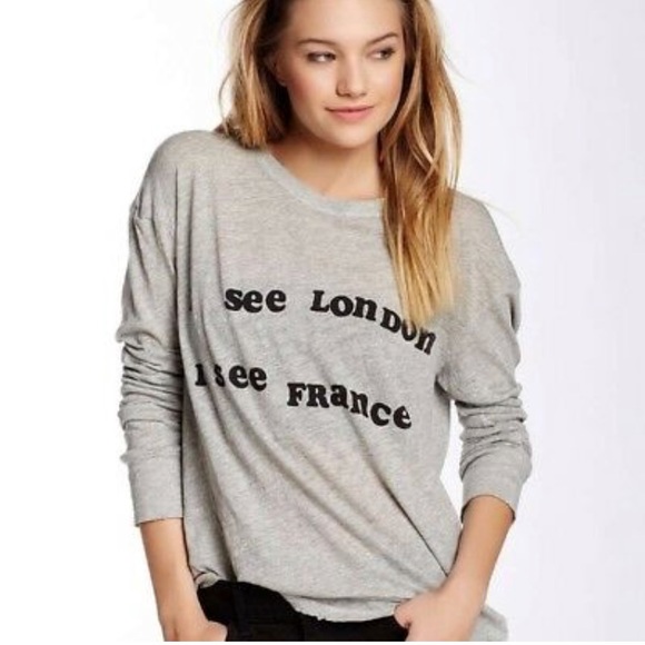 Wildfox Tops - Wildfox I See London I see France longsleeve